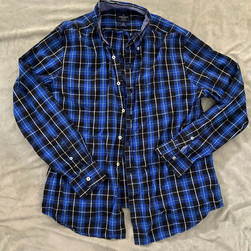 Men’s American Eagle Outfitters Plaid Button-down